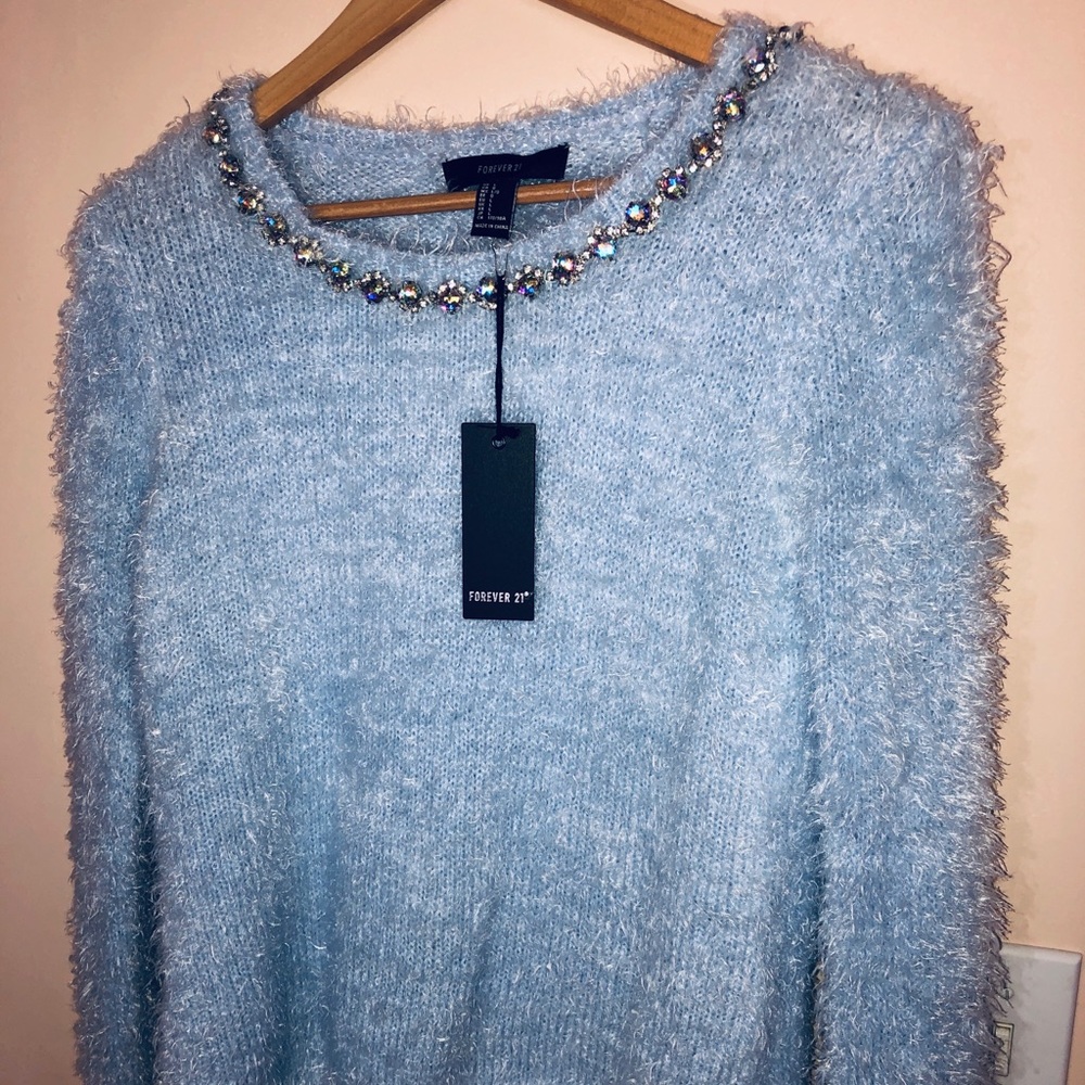 Baby blue sweater